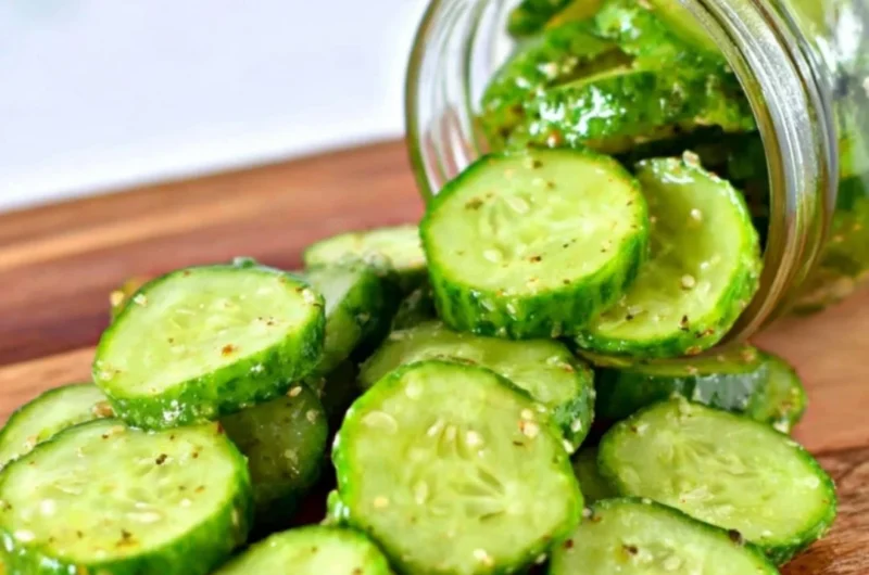 Quick cucumber snack recipe ready in 5 minutes for a healthy treat.