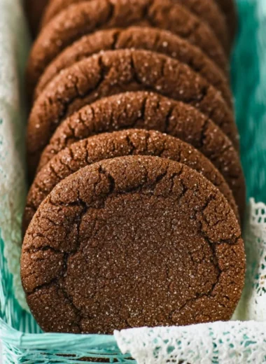 Desserts featuring delicious Chocolate Sugar Cookies on a baking tray