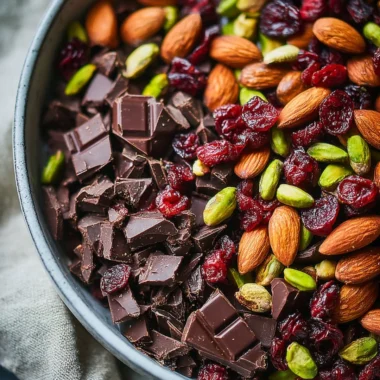 Delicious Dark Chocolate-Cherry Trail Mix for anti-inflammatory benefits