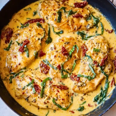 Plate of Keto Chicken and Salmon with vegetables for a low-carb meal