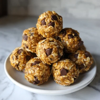 No-Bake Peanut Butter Energy Bites, a healthy snack option.