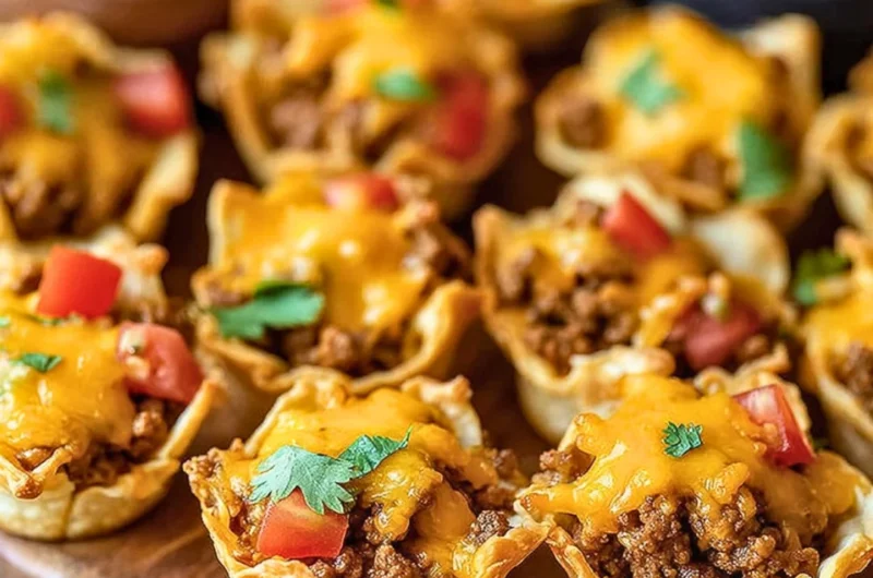 Taco Ranch Bites with spicy flavors and creamy ranch dip