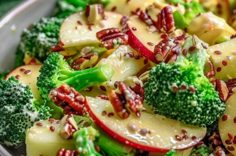 Delicious Apple Broccoli Salad with fresh ingredients and vibrant colors