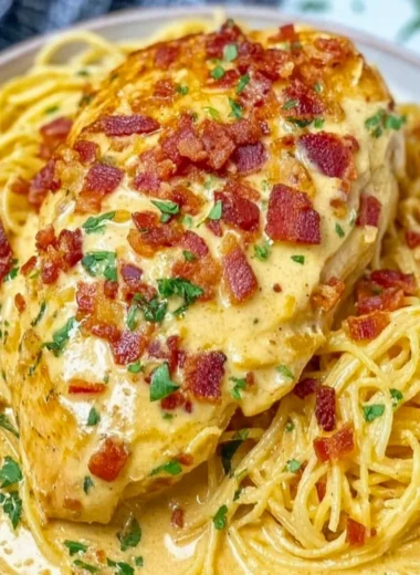 Bowl of easy crock pot crack chicken served with toppings