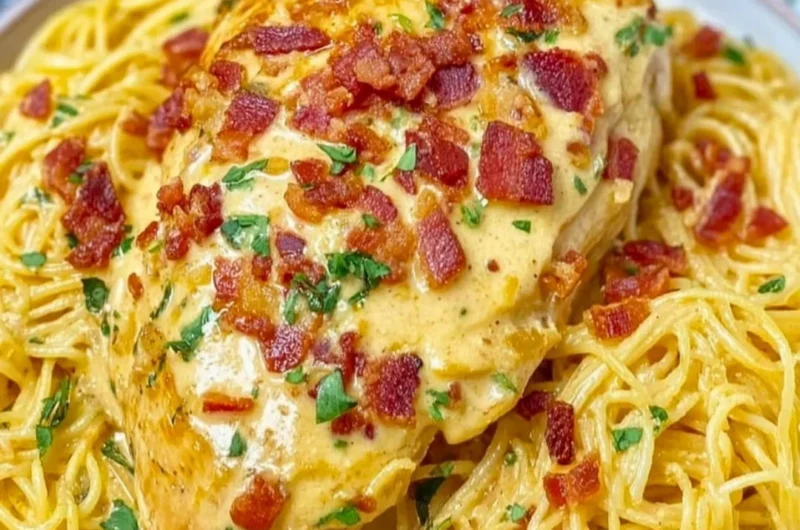 Bowl of easy crock pot crack chicken served with toppings