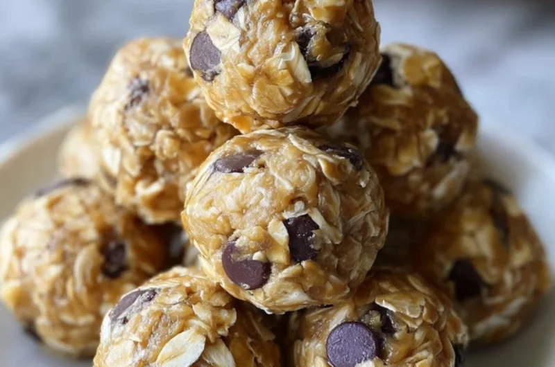 No-bake peanut butter energy bites recipe for a healthy snack
