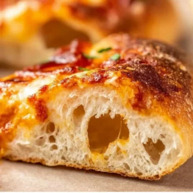 Freshly prepared quick rise pizza dough ready for topping and baking