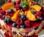 Summer Berry and Peach Cheesecake Recipe