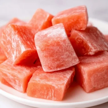 Delicious Watermelon Mochi dessert with a refreshing watermelon flavor.