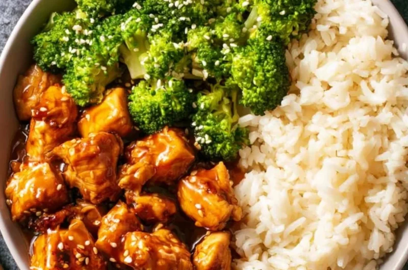 Delicious teriyaki chicken made in a crockpot with no watery sauce